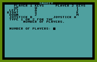 Snakey (King Size) Title Screenshot