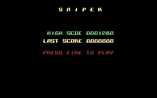 Sniper Title Screenshot
