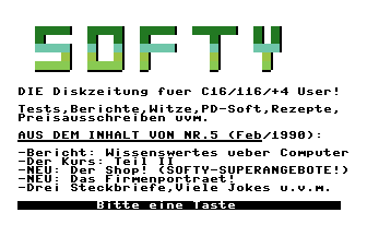 Softy 05 Title Screenshot