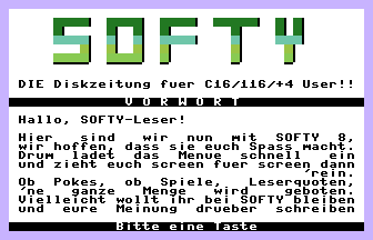 Softy 08 Title Screenshot