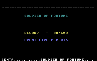 Soldier Of Fortune Title Screenshot