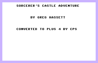 Sorcerer's Castle Title Screenshot