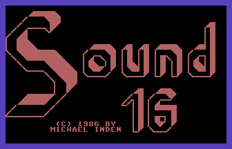 Sound 16 Title Screenshot