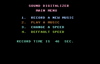 Sound Digitalizer