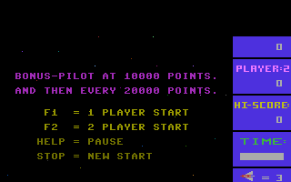 Space Pilot (Byte Games 9) Title Screenshot