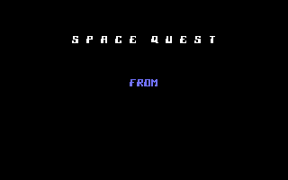 Space Quest Title Screenshot