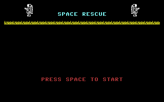 Space Rescue Title Screenshot