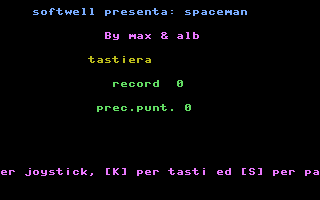 Spaceman Title Screenshot