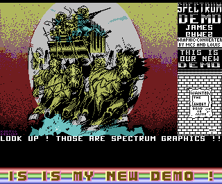Spectrum Demo 3 Screenshot