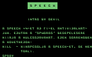 Speech +4 Leírás Screenshot