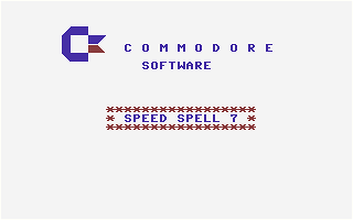 Speed Spell 7 Title Screenshot