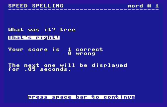 Speed Spelling 2 Screenshot