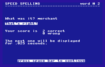 Speed Spelling 7 Screenshot
