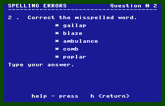 Spelling Errors 4 Screenshot