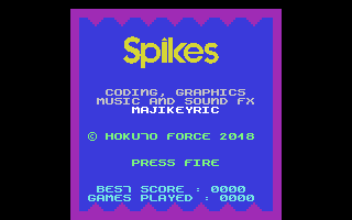 Spikes CPlus/4 Title Screenshot
