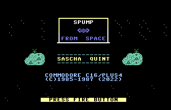 Spump From Space Title Screenshot