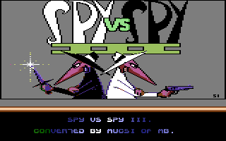 Spy Vs Spy III Title Screenshot