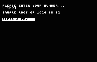 Square Root 64 Screenshot