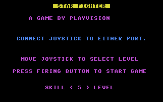 Star Fighter Title Screenshot