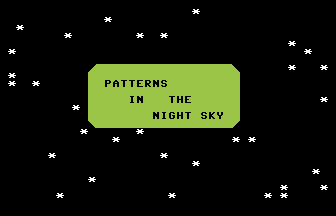 Star Patterns Title Screenshot