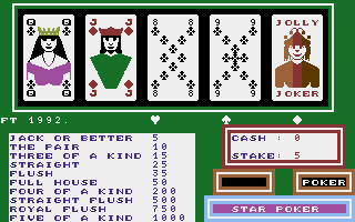 Star Poker Screenshot