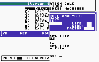 Starter Productivity Software Screenshot