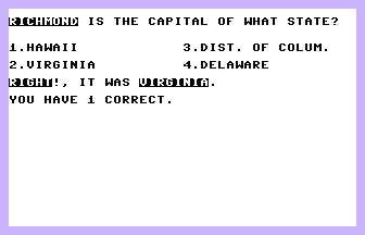 States And Capitals Screenshot