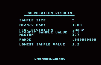 Statistics For Non-Statisticians Screenshot