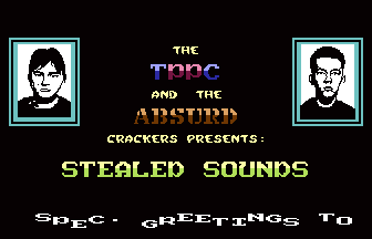 Stealed Sounds Title Screenshot