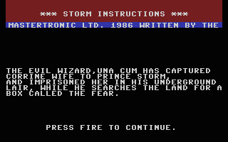 Storm Title Screenshot