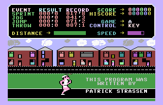 Street Olympics Title Screenshot