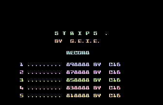 Strips Title Screenshot