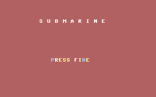 Submarine (Go Games 44) Title Screenshot