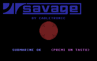Submarine (Savage) Title Screenshot