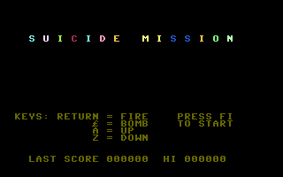 Suicide Mission Title Screenshot