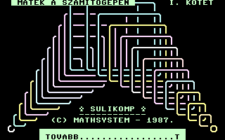 SuliKomp - Matematika és számítástechnika I. Title Screenshot