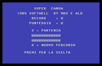 Super Canoa Title Screenshot