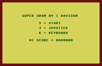 Super Gran (Soft) Title Screenshot