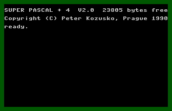 Super Pascal +4 Screenshot