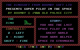 Super Pilot In The Space Title Screenshot