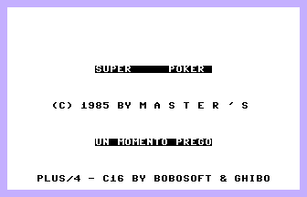 Super Poker (MSH) Title Screenshot