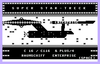 Super Star-Treck Title Screenshot