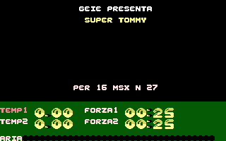Super Tommy Title Screenshot