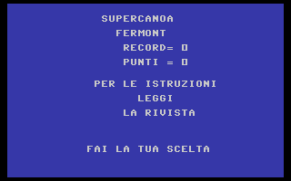 Supercanoa Title Screenshot
