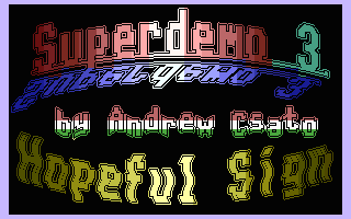 Superdemo 3 Title Screenshot