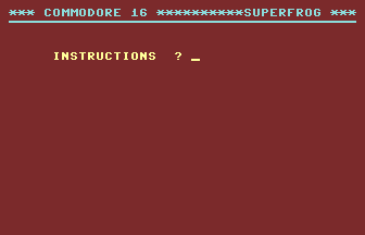Superfrog Title Screenshot