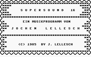 Supersound 16 Screenshot