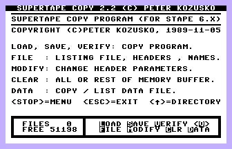 Supertape Copy Screenshot