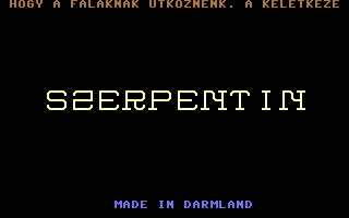 Szerpentin Title Screenshot