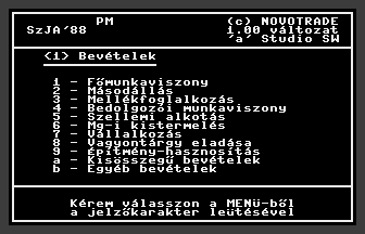 SzJA'88 Screenshot